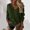 E-402Army Green, variant on FAOWME Women Knitted Sweater Long Sleeve V Neck Solid Color Casual Loose Fashion Warm Pullover For Daily Wear Army Green L