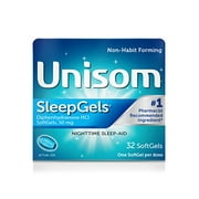 2 Pack - Unisom SleepGels 32 Capsules Each