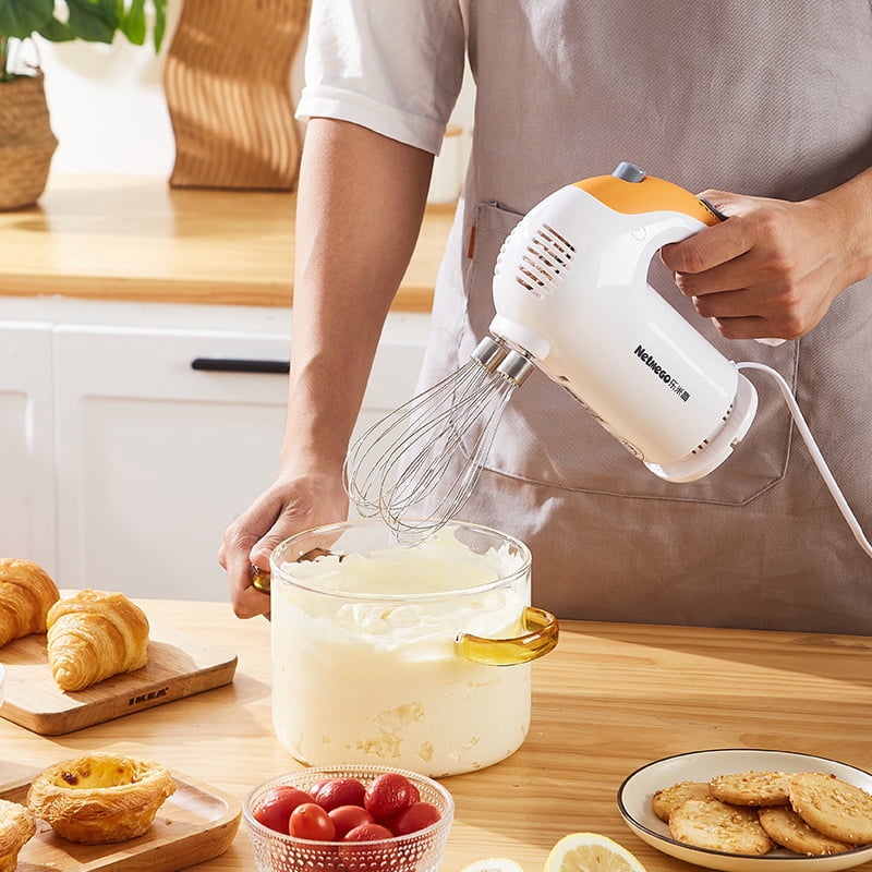 5 Speed Electric Hand Mixer Baking Egg White Mixer Home Handheld Electric Cream Beater