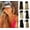 Black, variant on Yoyauz Baseball Cap with Hair Extensions Wig Hat Hair Extensions Wavy Magic Paste Natural Wig Hair for Women Girls
