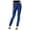 Blue - goddessblue, variant on I.N.C Womens Faux Leather Trim Casual Trouser Pants, Blue, 2 Regular