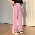 thumbnail image 2 of YUEHUA Women's Maternity Pants Casual Loose Wide Straight Leg Cozy Pant Pregnancy Palazzo Lounge Trousers with Pockets, 2 of 7
