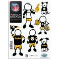 thumbnail image 1 of NFL Pittsburgh Steelers Small Family Decal Set, 1 of 1