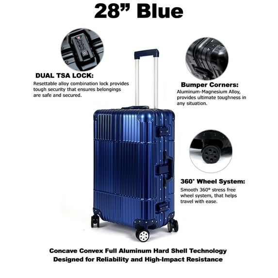 Cloud 9 Fashion All Aluminum Luggage