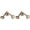 Bronze 2PCS, variant on Key Lock Puzzle Vintage Classic Metal Brain Teaser IQ Test Toys For Adults Kids