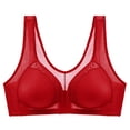 thumbnail image 1 of Clearance Sale 2025 Bra Women Clearance Lace Front Buckle Underwear Without Rims Vest Lace Plus Size Bra, 1 of 3