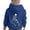 00-Blue960, variant on Oiyii Little Girl's Minimal Graphic Hoodie Long Sleeve Heart Hand Line Print Hooded Sweatshirt Outdoor Pullover Top,Sky Blue