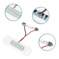 thumbnail image 3 of Unique Bargains 2pcs Car Exterior LED License Number Plate Light for Mercedes-Benz ML 320 1998-2003 No.A1638200066, 3 of 6