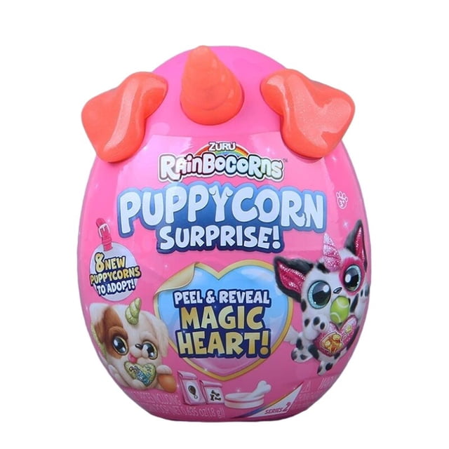 Zuru-huevo mágico de unicornio, muñeco de peluche familiar de conejito, huevo divertido, huevo sorpresa, juguete para perro, huevo mágico, caja ciega para niña