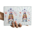 thumbnail image 3 of Happy 4th of July Patriotic Basset Hound Marching Band Uniform Balloons Fireworks Travel Passport Wallet Bassets Dog Breed Lovers Gifts Idea PU Leather Passport Holder Cover - 13009, 3 of 5