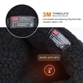 thumbnail image 3 of Botas de nieve ALEADER impermeables y cálidas para hombre, color negro, 3 of 6