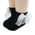 thumbnail image 2 of Faithtur Baby Girls Socks, Cute Sweet Bow Socks Soft Lightweight Non-slip Socks for Spring Fall, 2 of 5