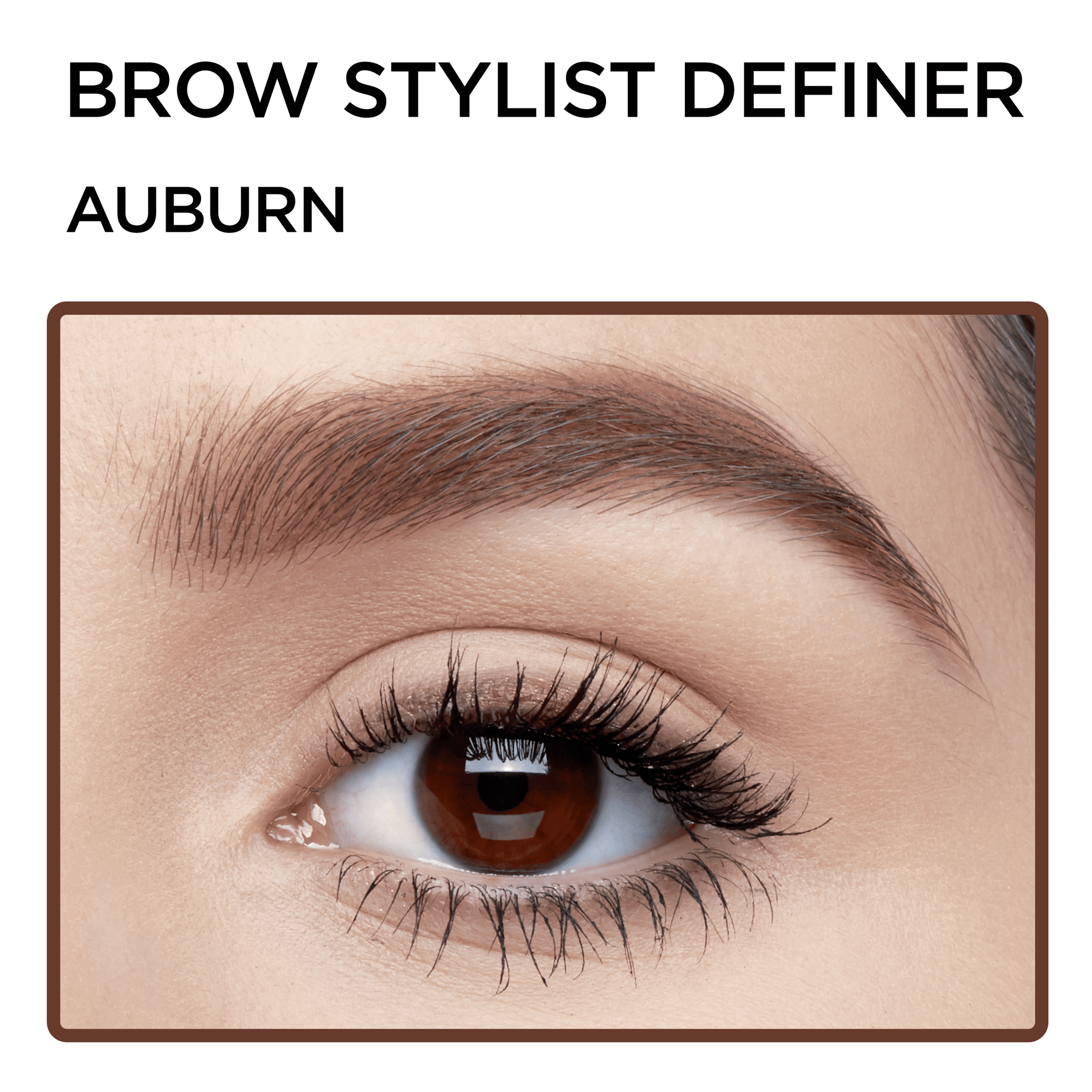 (2 pack) L'Oreal Paris Brow Stylist Definer Waterproof Eyebrow Mechanical Pencil, Auburn, 0.003 fl. oz.