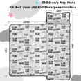 thumbnail image 5 of Basketball and Heart White Pattern Teens Toddler Nap Mat with Pillow, Sleeping Mat Bag for Preschool Daycare 59"x22", 5 of 6
