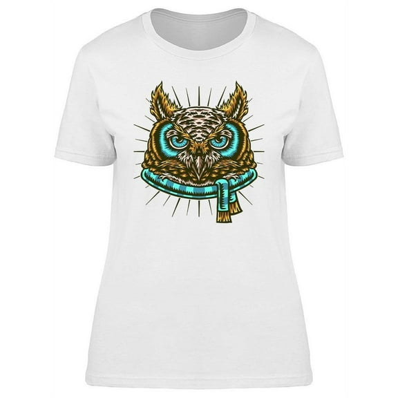 Owl Winter T-Shirt Women -Image by Shutterstock, Female Small