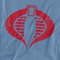 thumbnail image 2 of G.I. Joe Cobra Logo Women's T Shirt, Carolina Blue, X-Large, 2 of 6