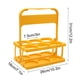 thumbnail image 3 of Cesta portátil de plástico para cerveza, Soporte de bebidas para actividades al aire libre, Resistente y ligera, Diseño compacto, Para deportes y picnic, Organizador de cerveza, Material plástico, 3 of 9