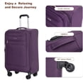 thumbnail image 2 of Juego Set de equipaje 3 piezas Maleta de Mano 18 Pulgadas Bolsa de Viaje Ruedas dobles giratorias, 2 of 10
