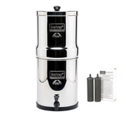 Travel Berkey Gravity-Fed Water Filter with 2 Black Berkey Purification Elements