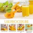 thumbnail image 5 of Lemon Squeezers, Lemon Juicer Lime Squeezer Citrus Juicer Lemon Squeezer Press, Hand Juicer for Lime Grapefruit Orange Lemon Citrus, Dual-Action Citrus Press, 5 of 5