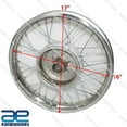 thumbnail image 2 of Pair Complete 16" Wm2 Jawa 250 350 Cw 36 Holes Wheel Rim With Spoke, 2 of 5