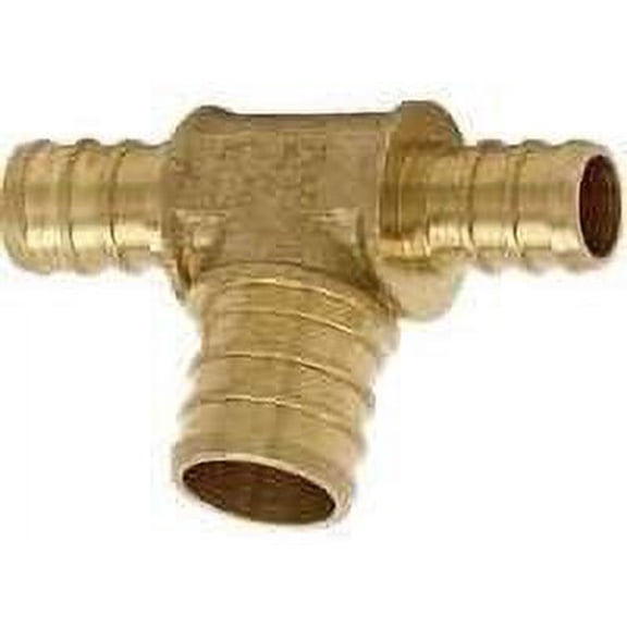 RWC PEX Brass Tee Fitting - For PEX Tubing - Multicolor