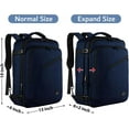 thumbnail image 6 of Matein Travel Backpack, 40L Carry-on Backpack Air Approved Weekender Bag for Men and Women, Blue, 6 of 8