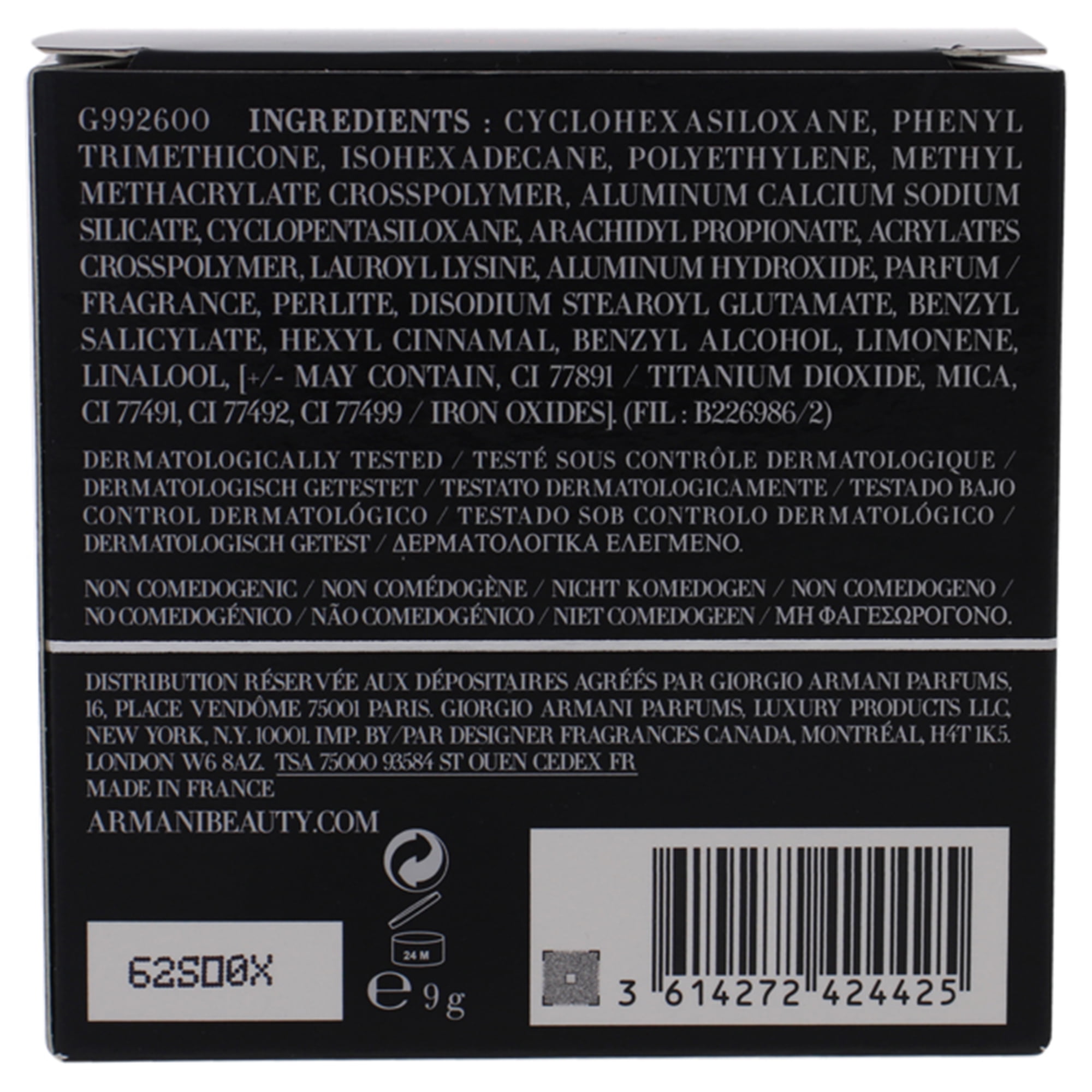 Giorgio Armani Power Fabric High Coverage Foundation Balm - 02, 0.32 oz Foundation