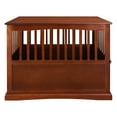 Pet Crate End Table Walnut
