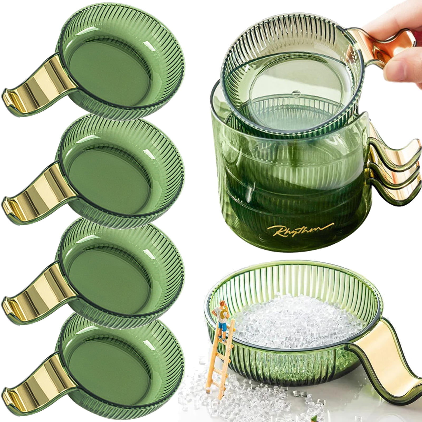 H HUKOER Dipping Bowls Set Dishes Small Sauce Bowls Cups for Sushi