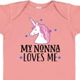 thumbnail image 4 of Inktastic My Nonna Loves Me Unicorn Girls Baby Bodysuit, 4 of 5