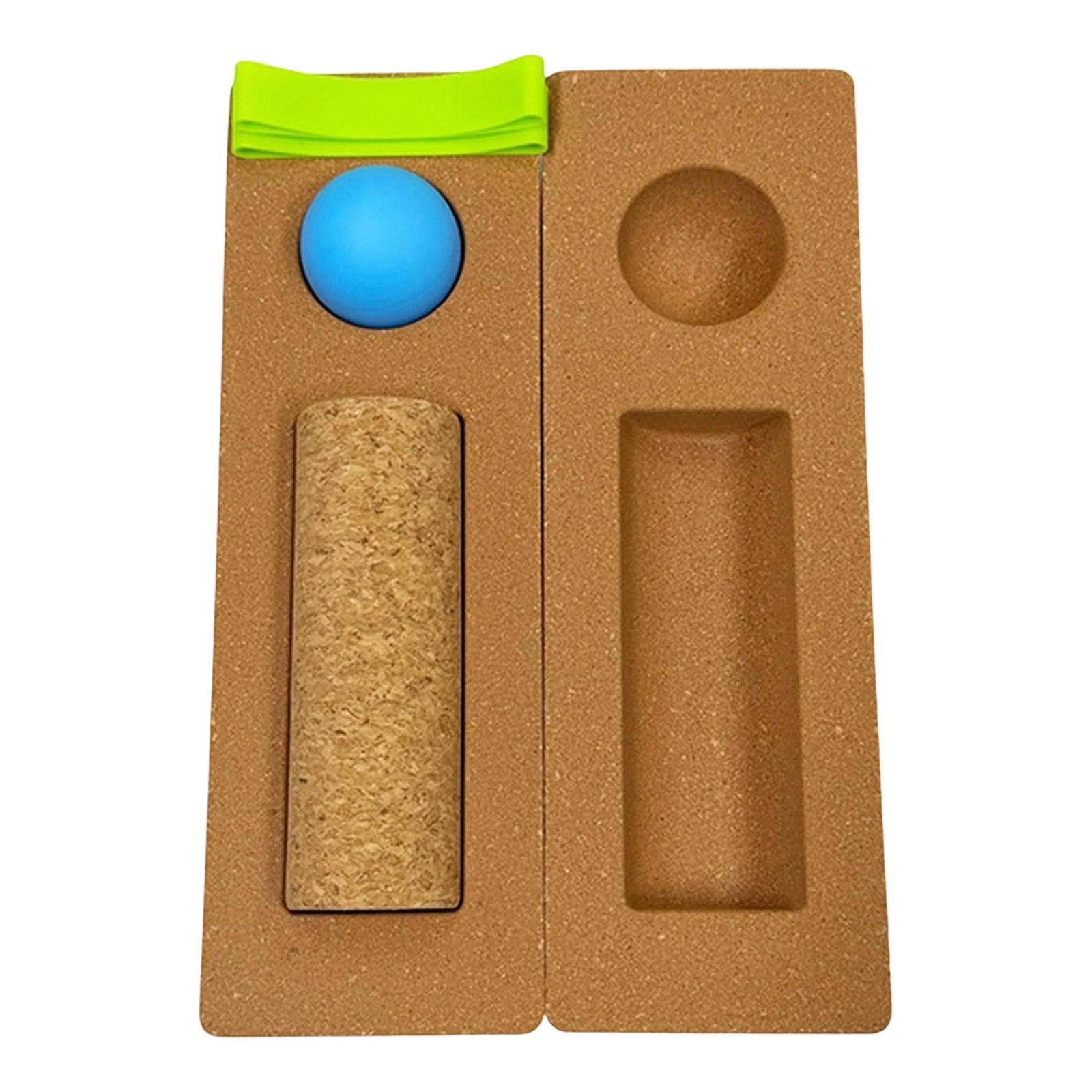 Eolstice Balances Board, Foot Strengthener and Resistance Band, Balancing Equipment with Workout Roller and Massage Ball for Adults, Kids, Pilates, Fitness