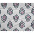 thumbnail image 4 of oneOone Polyester Lycra Fabric Leaves Block Print Fabric By Yard 56 Inch Wide, 4 of 4