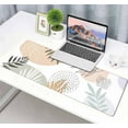 thumbnail image 6 of Extended Gaming Mouse Pad, Large Mice Pad, Non-Slip Water-Resistant Rubber Base Computer Keyboard Mouse Mat, Desk Pad for Work Laptop, 31.5 X 11.8 Inch, Tropical Leaves, 6 of 6