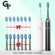 thumbnail image 5 of Cepillo de dientes eléctrico sónico GeZhou para adultos, temporizador, cepillo blanqueador de dientes, 16 modos, recargable por USB, cabezales de repuesto, regalo, 5 of 5