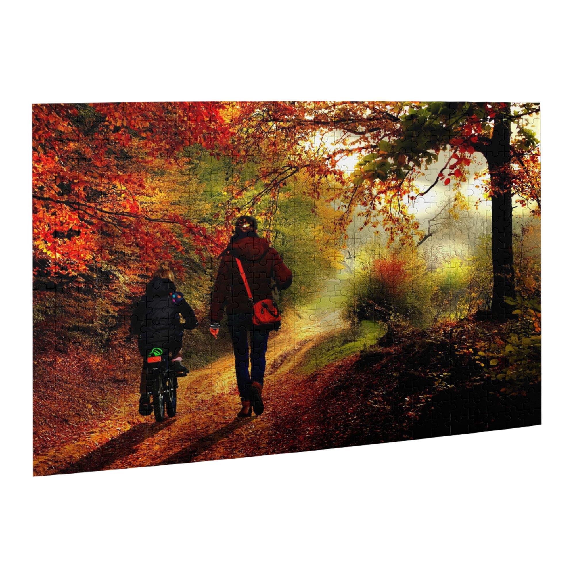 Custom Wooden Jigsaw Puzzle 500 Pieces - Personalized Photo Gift for Mother's Day, Father's Day, Birthdays, Weddings, and Christmas.