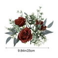 thumbnail image 3 of Candle Holder Artificial Valentine'S Day Rose Candle Holders Wreath Wedding Decorations Artificial Floral Centerpiece Candle Holders For Table Centerpiece Modern Candle Holder, 3 of 6
