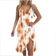 thumbnail image 2 of Puntoco Vestidos Mujer Verano Mujer Sexy V-Cuello Sin Mangas Volantes Corte Bajo Sling Sling Vestidos, 2 of 5