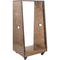 Sound Town DIY Studio Rack with 11U Slant Mixer Top, 12U Front, 2U ...