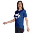 thumbnail image 4 of Inkmeso Scoop-Neck Mommy Shark Graphic Tshirt Short Sleeve Women Cotton Tee Casual, 4 of 8