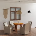 thumbnail image 1 of vidaXL 5 Piece Garden Dining Set Brown, 1 of 5