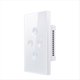 thumbnail image 1 of Interruptor Táctil Inteligente Zigbee de 110-240 V, Estilo Cóncavo 2.5D, Repetidor de Señal Zigbee 3.0, Compatible con y Home, 4 Unidades., 1 of 5
