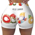 thumbnail image 2 of Lsque Summer Gnome Pattern High Waisted Biker Shorts for Women-Tummy Control Fitness Athletic Workout Running Yoga Gym Shorts,Moisture-Wicking-X-Large, 2 of 9