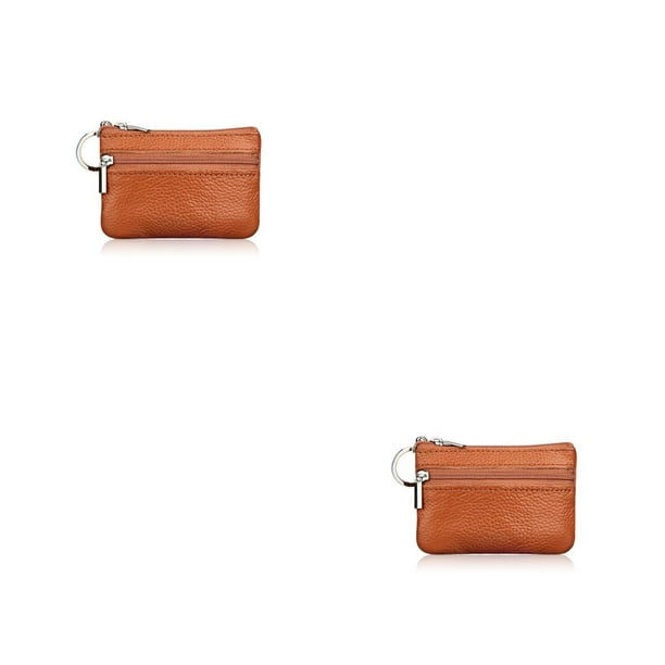Qarigey Cartera de cuero para mujer, almacenamiento de llaves, portátil, de viaje, escuela, tienda, llavero, monedero, organizador de monedas, Type3 NO3