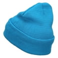 thumbnail image 2 of Snowman with Scarf Embroidered Long Beanie - Aqua OSFM, 2 of 5