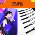 thumbnail image 2 of Collar De Cadena De Metal Grabado Con Nombre De BTS K-POP Moda Oro Plata Negro Colgante Abanico Regalo, 2 of 4