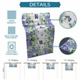 thumbnail image 6 of Purple Hydrangea Table Runner 70 Inches Long Farmhouse Dress Scarves, Spring Eucalyptus Butterfly Pastoral Dining Tablerunner for Coffee Table/Kitchen Island/Party Décor, 13" x 70", 6 of 8