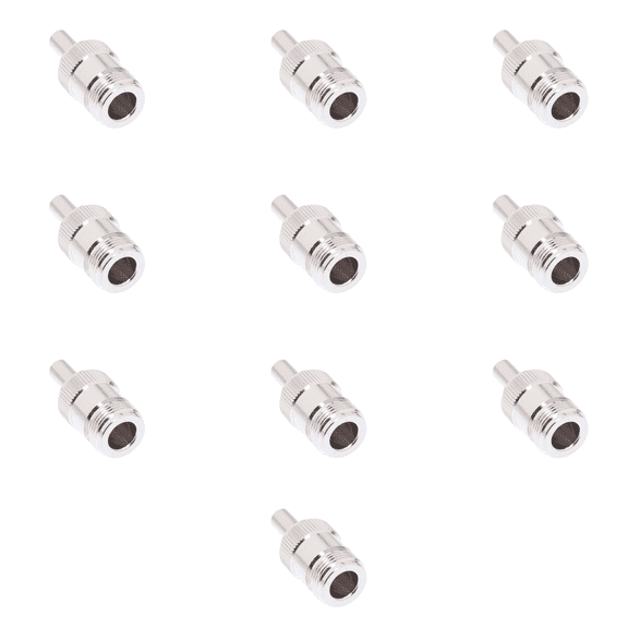N Female Crimp Connector for RG58 & LMR-195 Coax Cable – Durable & Reliable - 10 Pcs Pack
