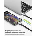 thumbnail image 4 of Cable USB C a Lightning Acevien, 15 cm, corto, paquete de 3 unidades para iPhone, 4 of 7