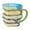 450ml, variant on Handmade Painted Glass Beverage Cup With Ergonomic Handle Dishwasher Safe Mug For Milk Juice Cocktails Serving